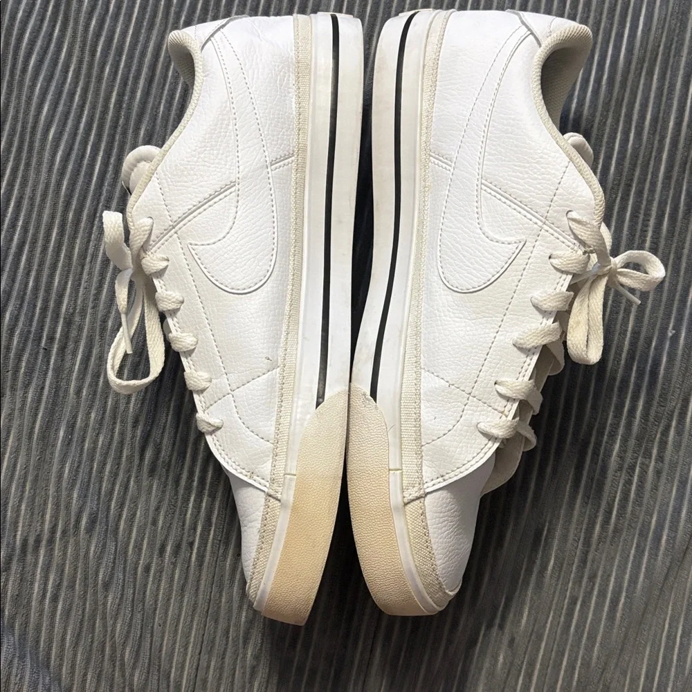 Men’s Sz 11 Nike Court Legacy White Shoes Sneakers Casual Everyday School Fall - Picture 7 of 10